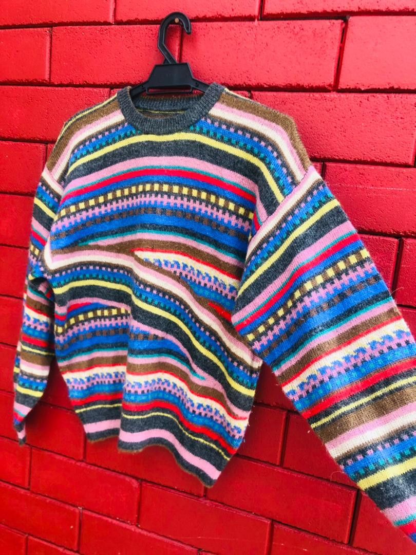 Japanese Brand Vintage Japanese Designer Fashion Style Multicolour Knit Size US M / EU 48-50 / 2 - 5 Thumbnail