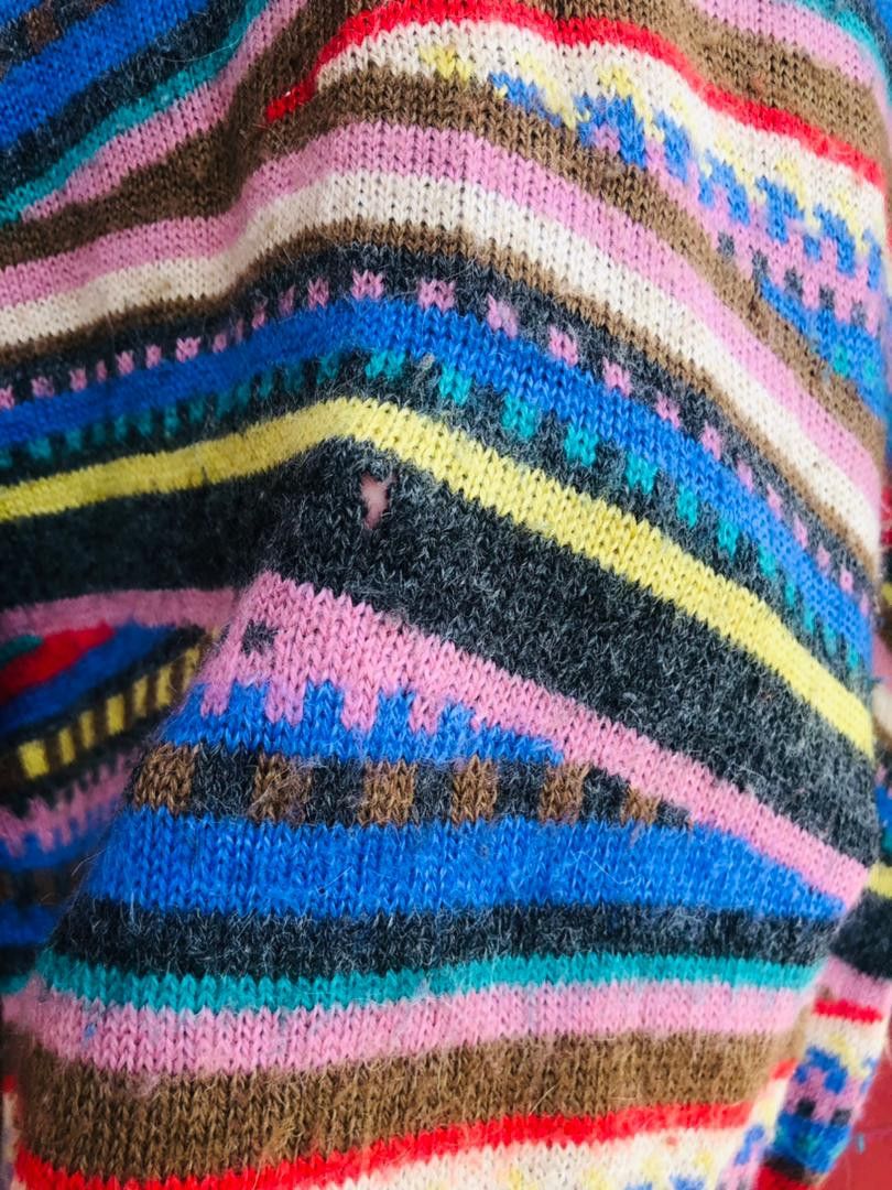 Japanese Brand Vintage Japanese Designer Fashion Style Multicolour Knit Size US M / EU 48-50 / 2 - 9 Thumbnail