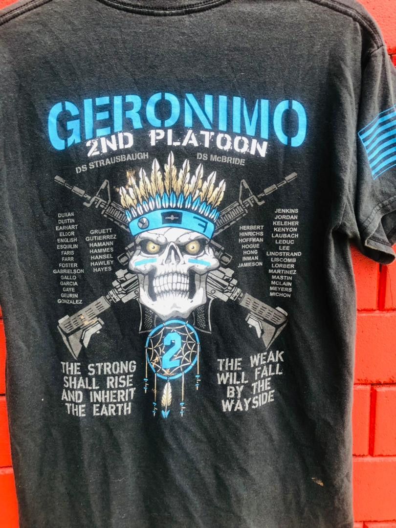 Japanese Brand Vintage Geronimo 2nd Platoon Military Fashion Style Size US M / EU 48-50 / 2 - 5 Thumbnail