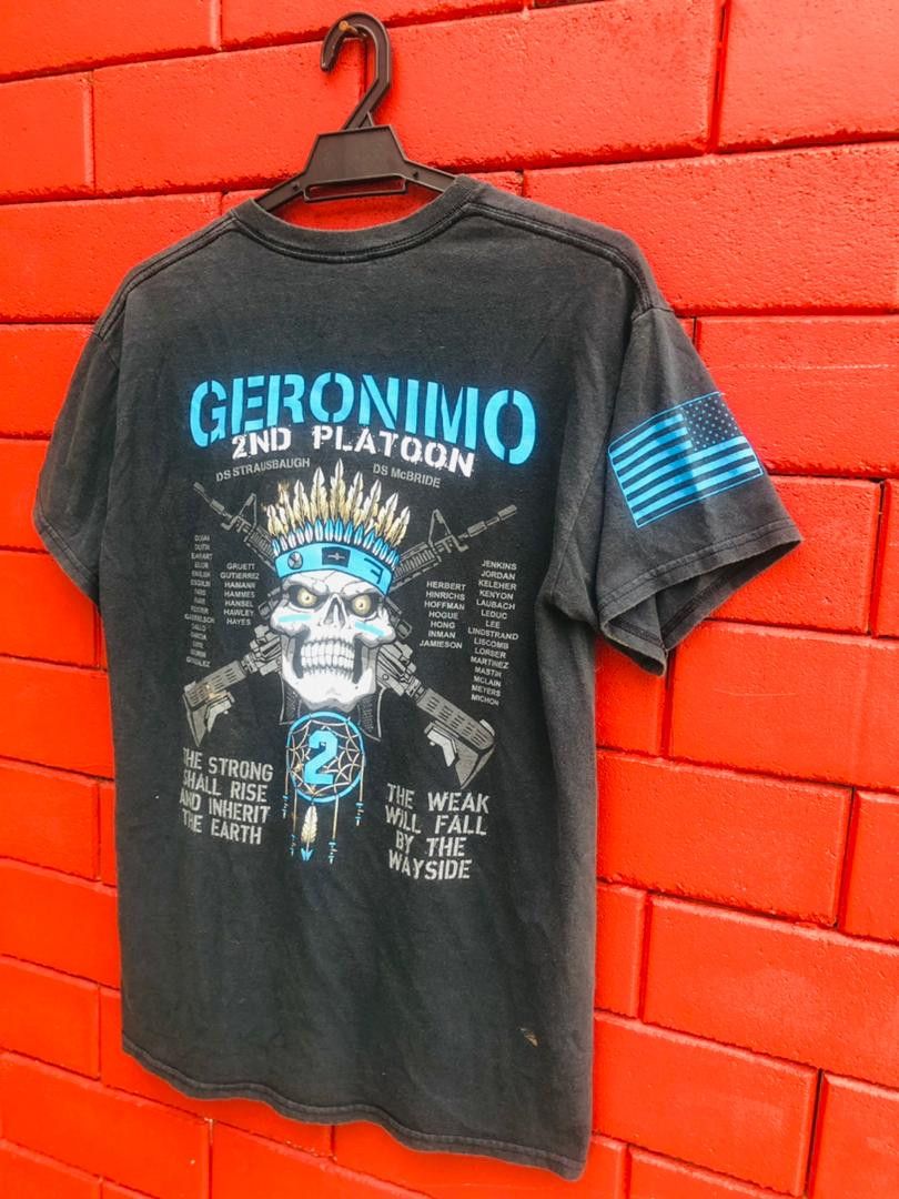 Japanese Brand Vintage Geronimo 2nd Platoon Military Fashion Style Size US M / EU 48-50 / 2 - 4 Thumbnail