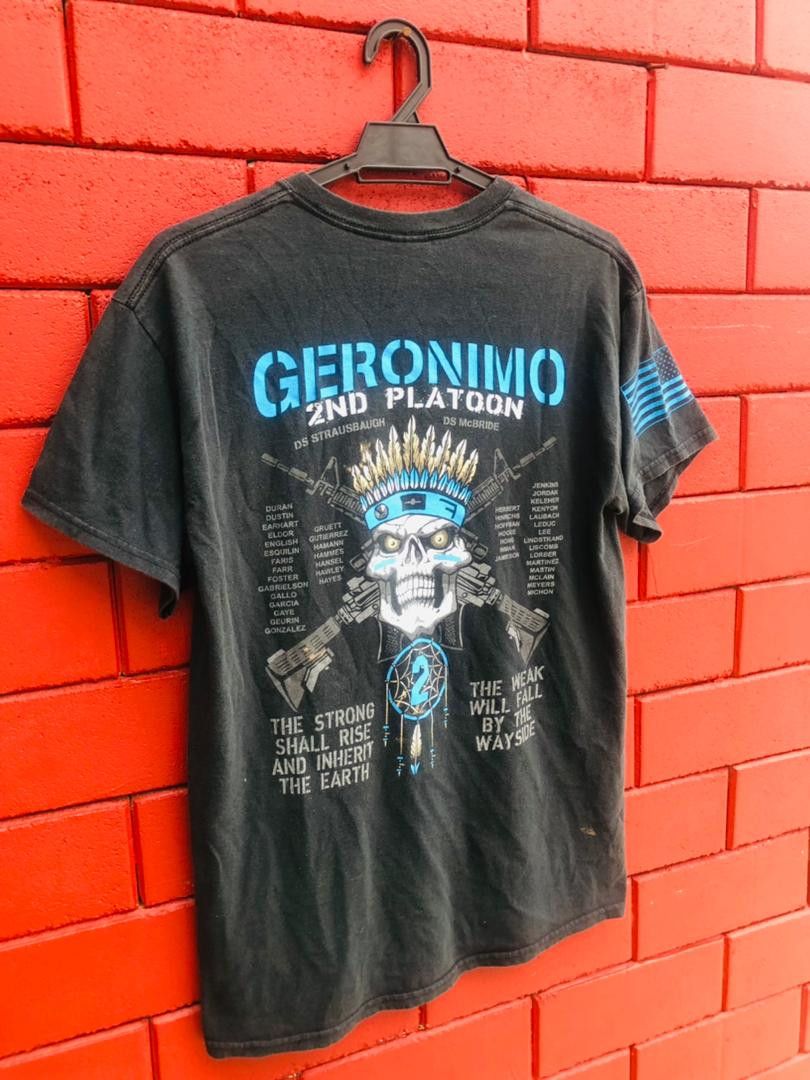 Japanese Brand Vintage Geronimo 2nd Platoon Military Fashion Style Size US M / EU 48-50 / 2 - 3 Thumbnail