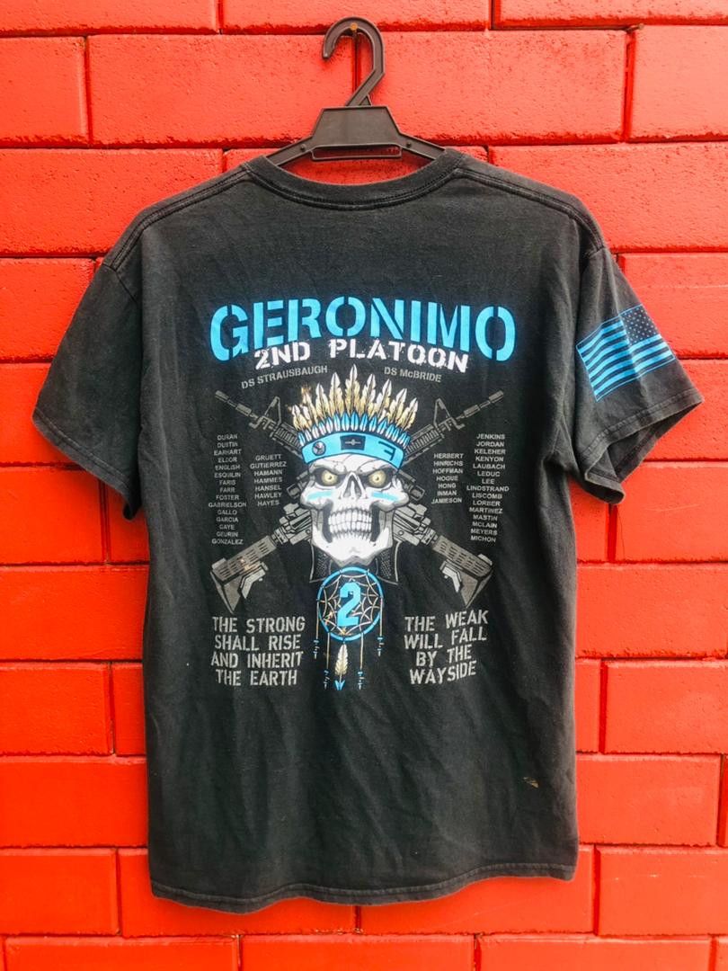 Japanese Brand Vintage Geronimo 2nd Platoon Military Fashion Style Size US M / EU 48-50 / 2 - 1 Thumbnail