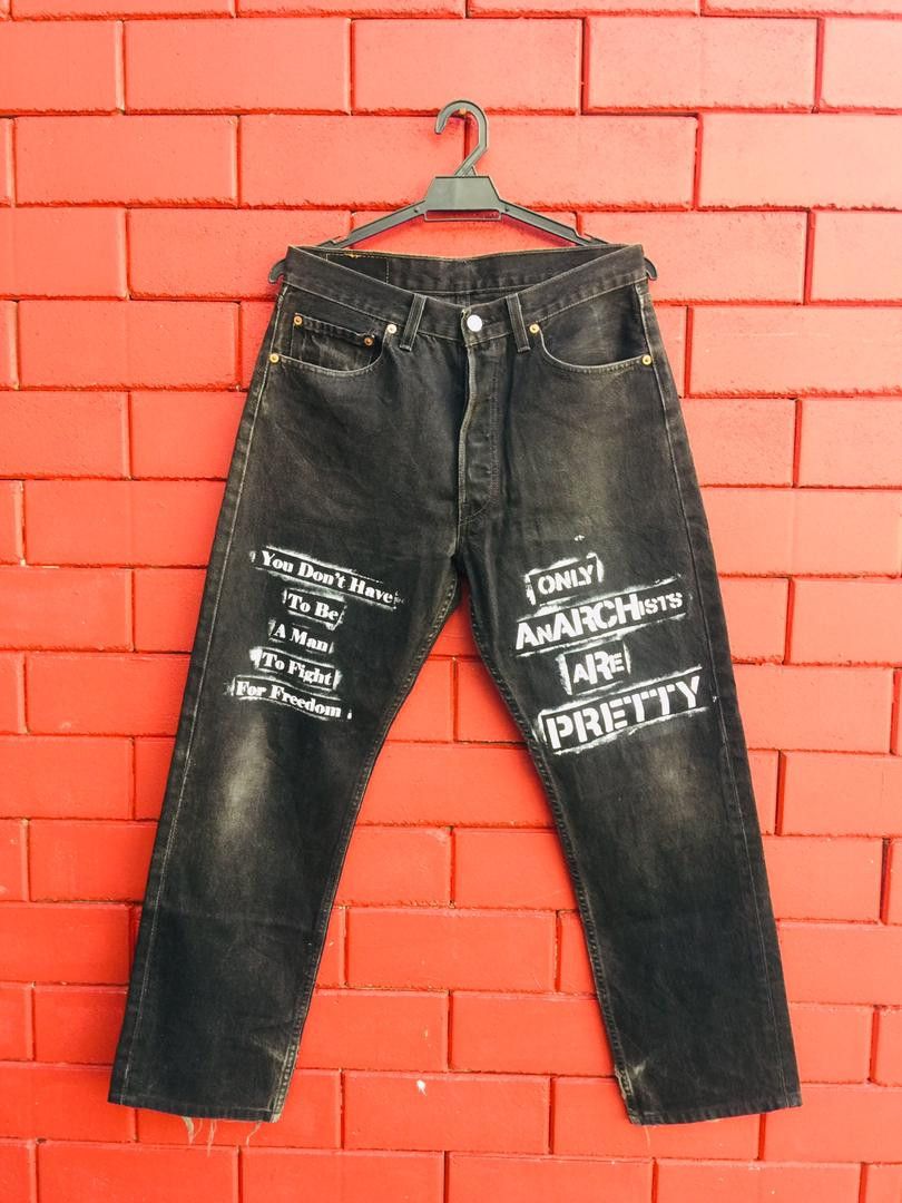 Japanese Brand Vintage Levis USA Japanese Designer Fashion Style Denim Size US 31 - 1 Thumbnail