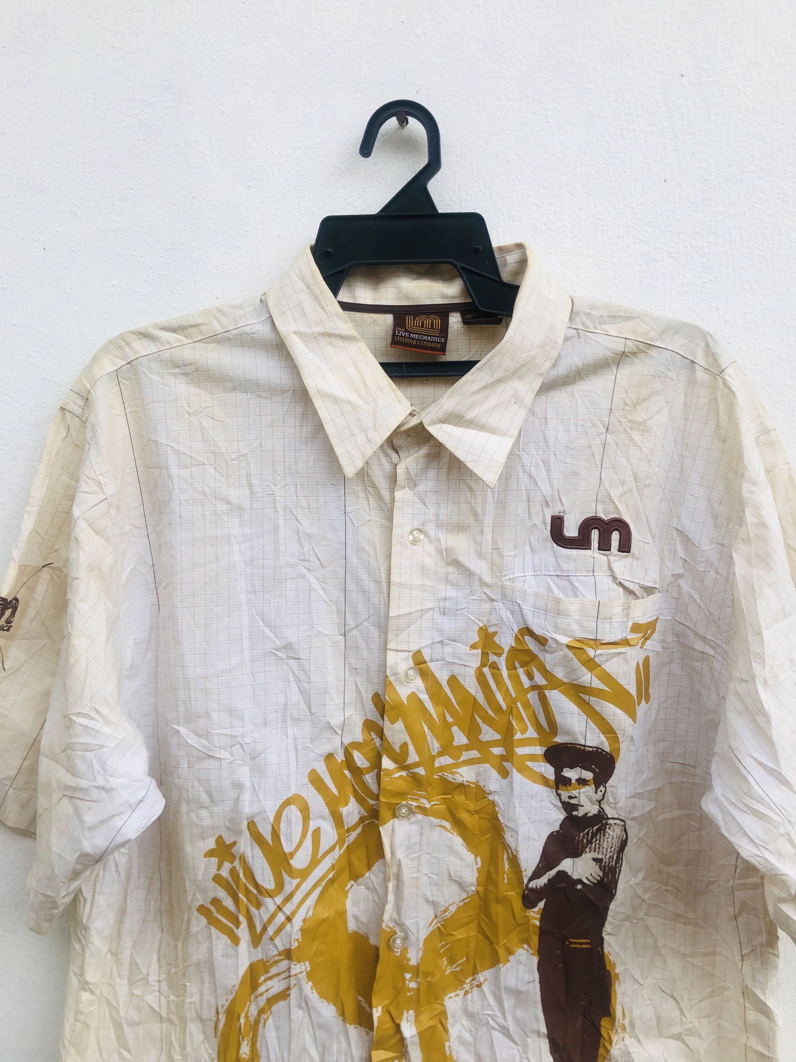 Japanese Brand Vintage Live Mechanics Japanese Designer Fashion Style Size US L / EU 52-54 / 3 - 2 Thumbnail