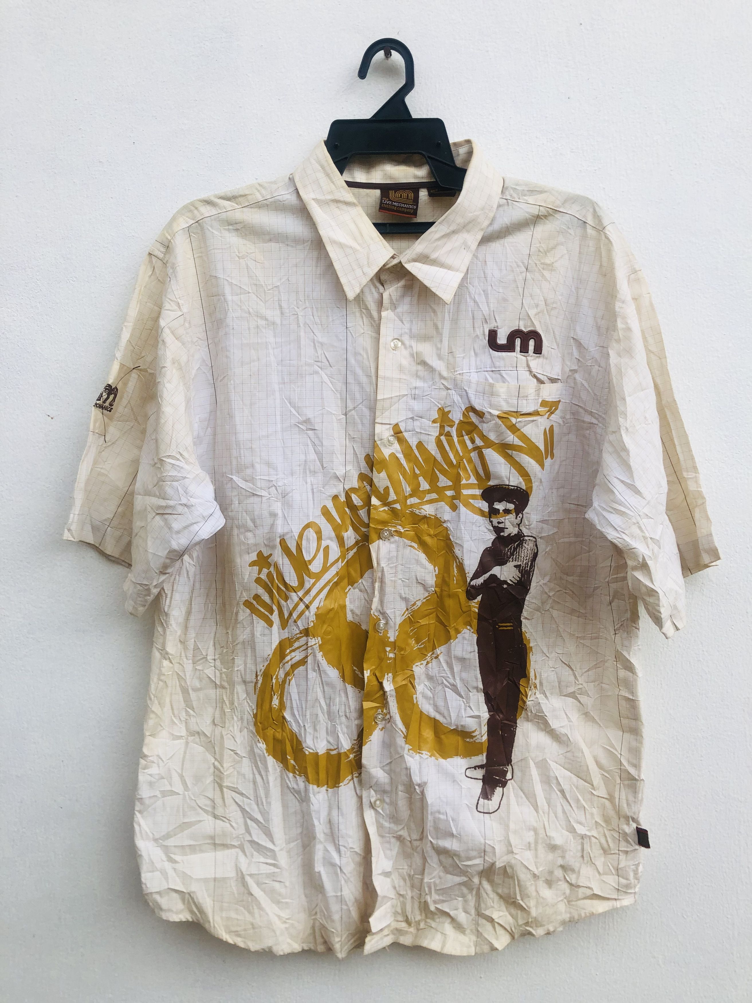 Japanese Brand Vintage Live Mechanics Japanese Designer Fashion Style Size US L / EU 52-54 / 3 - 1 Thumbnail