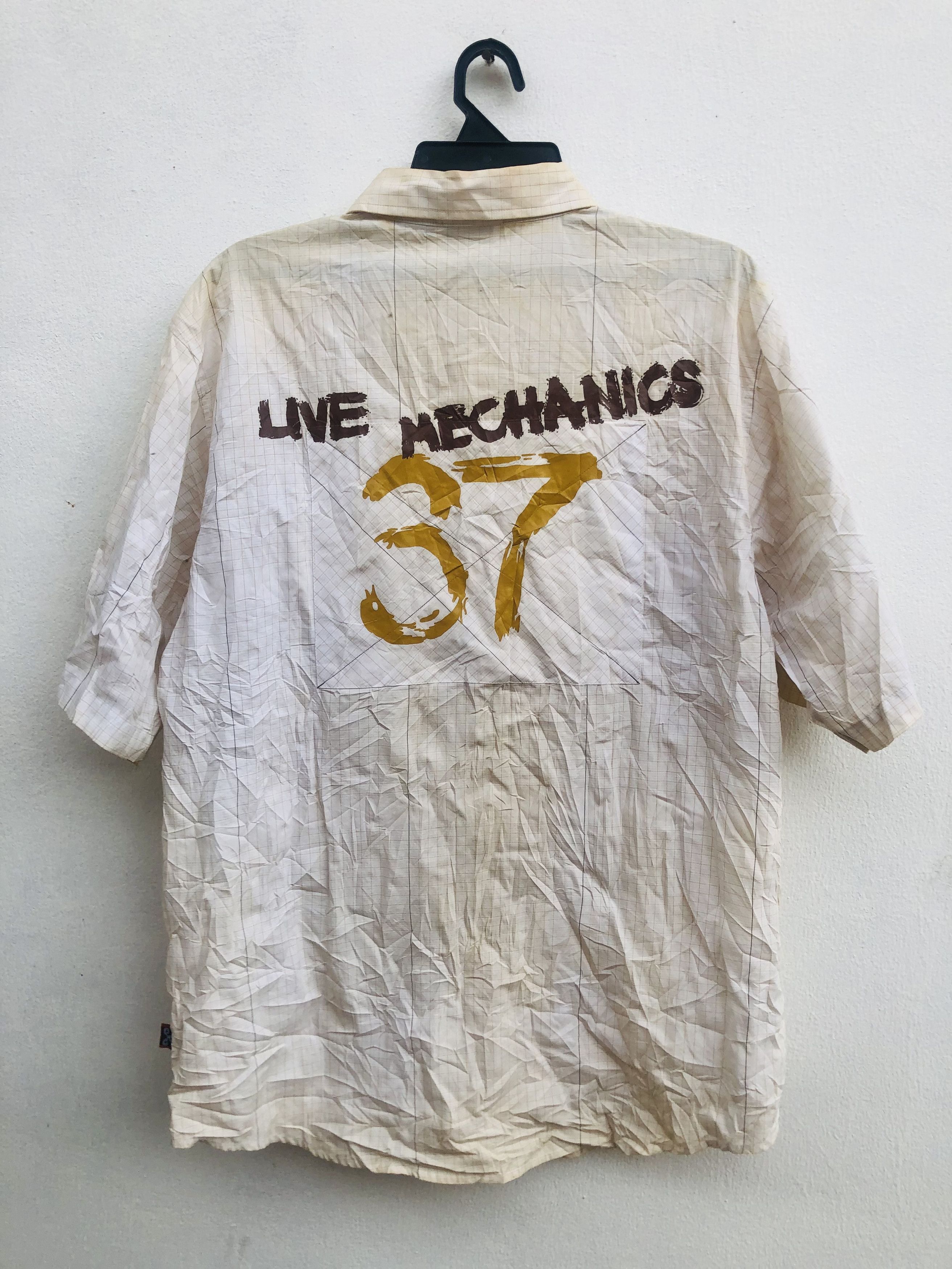 Japanese Brand Vintage Live Mechanics Japanese Designer Fashion Style Size US L / EU 52-54 / 3 - 10 Thumbnail