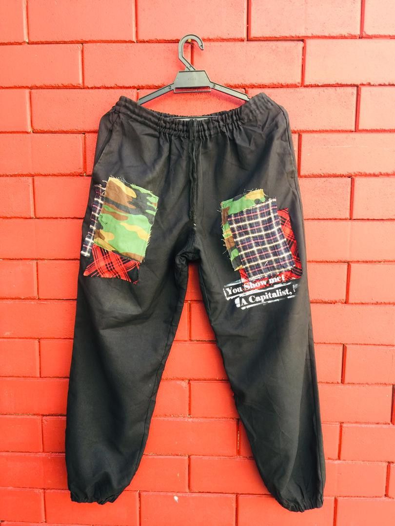 Montblanc × Vintage Vintage Montblanc Sweatpant Travis Scott Fashion Style Size US 30 / EU 46 - 1 Thumbnail