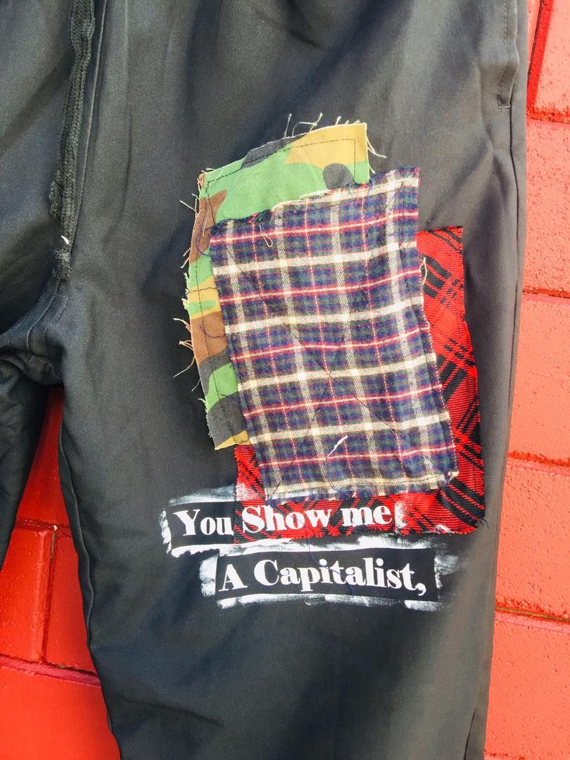 Montblanc × Vintage Vintage Montblanc Sweatpant Travis Scott Fashion Style Size US 30 / EU 46 - 4 Thumbnail