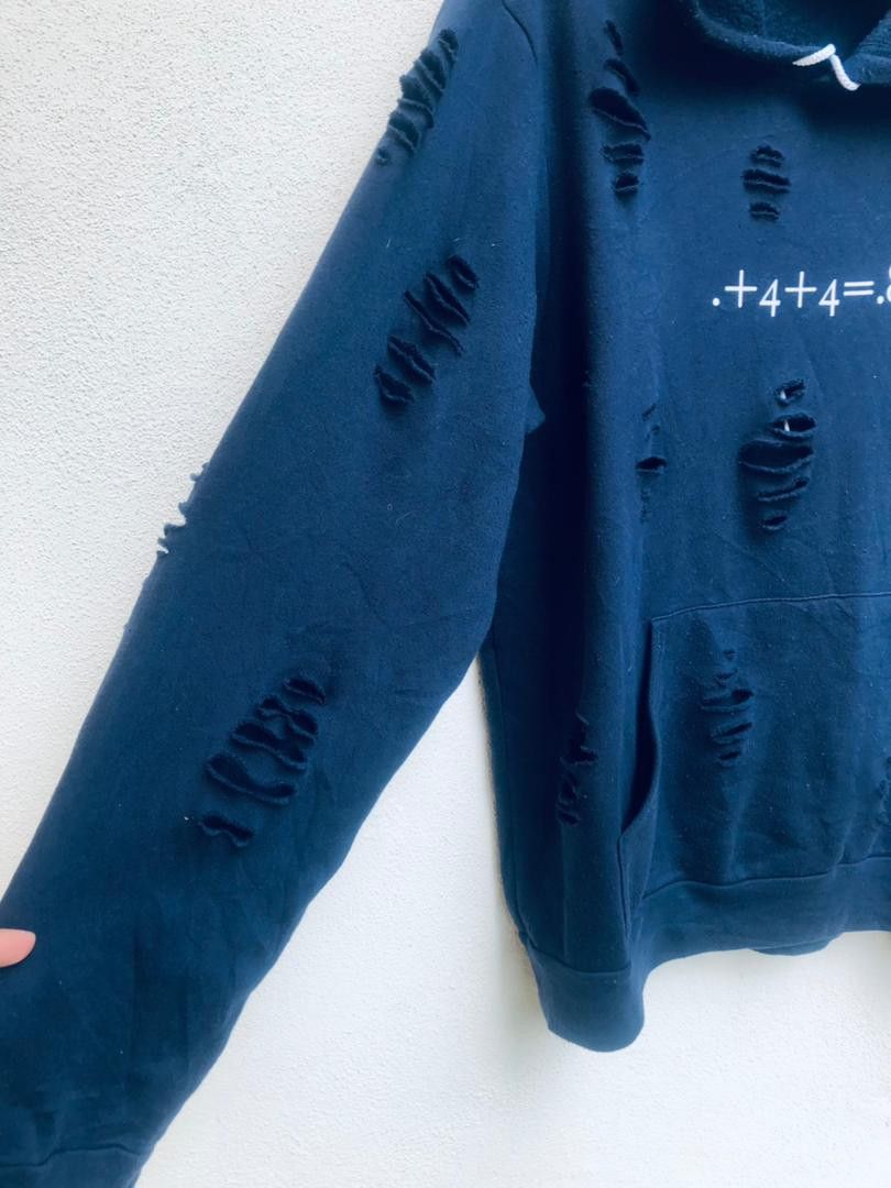Japanese Brand Vintage Distressed Japanese Designer Fashion Style Hoodie Size US XL / EU 56 / 4 - 8 Thumbnail