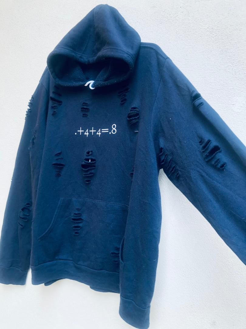 Japanese Brand Vintage Distressed Japanese Designer Fashion Style Hoodie Size US XL / EU 56 / 4 - 6 Thumbnail