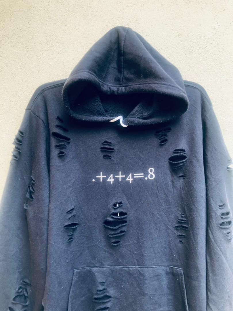 Japanese Brand Vintage Distressed Japanese Designer Fashion Style Hoodie Size US XL / EU 56 / 4 - 4 Thumbnail