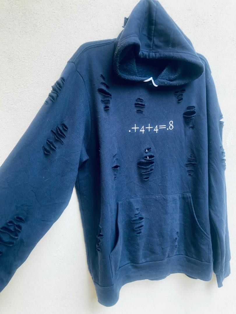 Japanese Brand Vintage Distressed Japanese Designer Fashion Style Hoodie Size US XL / EU 56 / 4 - 3 Thumbnail