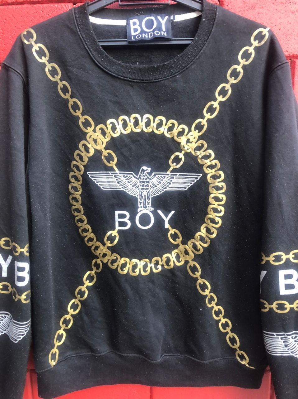 Boy London Vintage Boy London Designed Fashion Style Sweatshirt Size US L / EU 52-54 / 3 - 3 Thumbnail