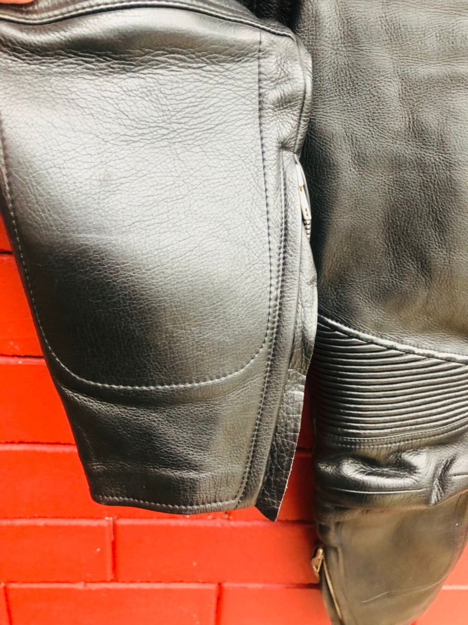 Japanese Brand Vintage Motorcycle Leather Designer Fashion Style Pant Size US 30 / EU 46 - 11 Thumbnail