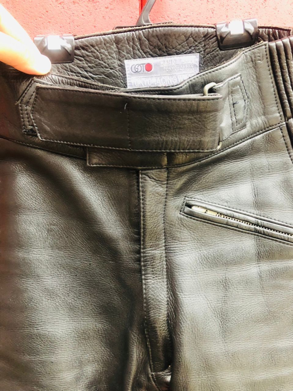 Japanese Brand Vintage Motorcycle Leather Designer Fashion Style Pant Size US 30 / EU 46 - 5 Thumbnail