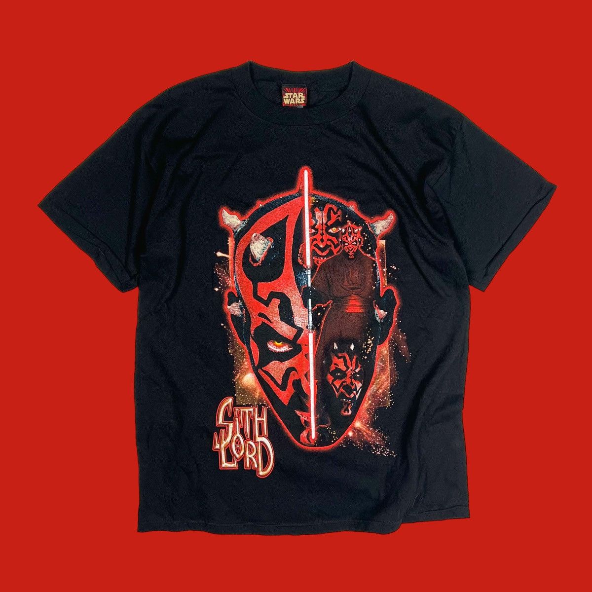 ‘99 Vintage Star Wars Darth Maul T-shirt Movie Promo L / XL