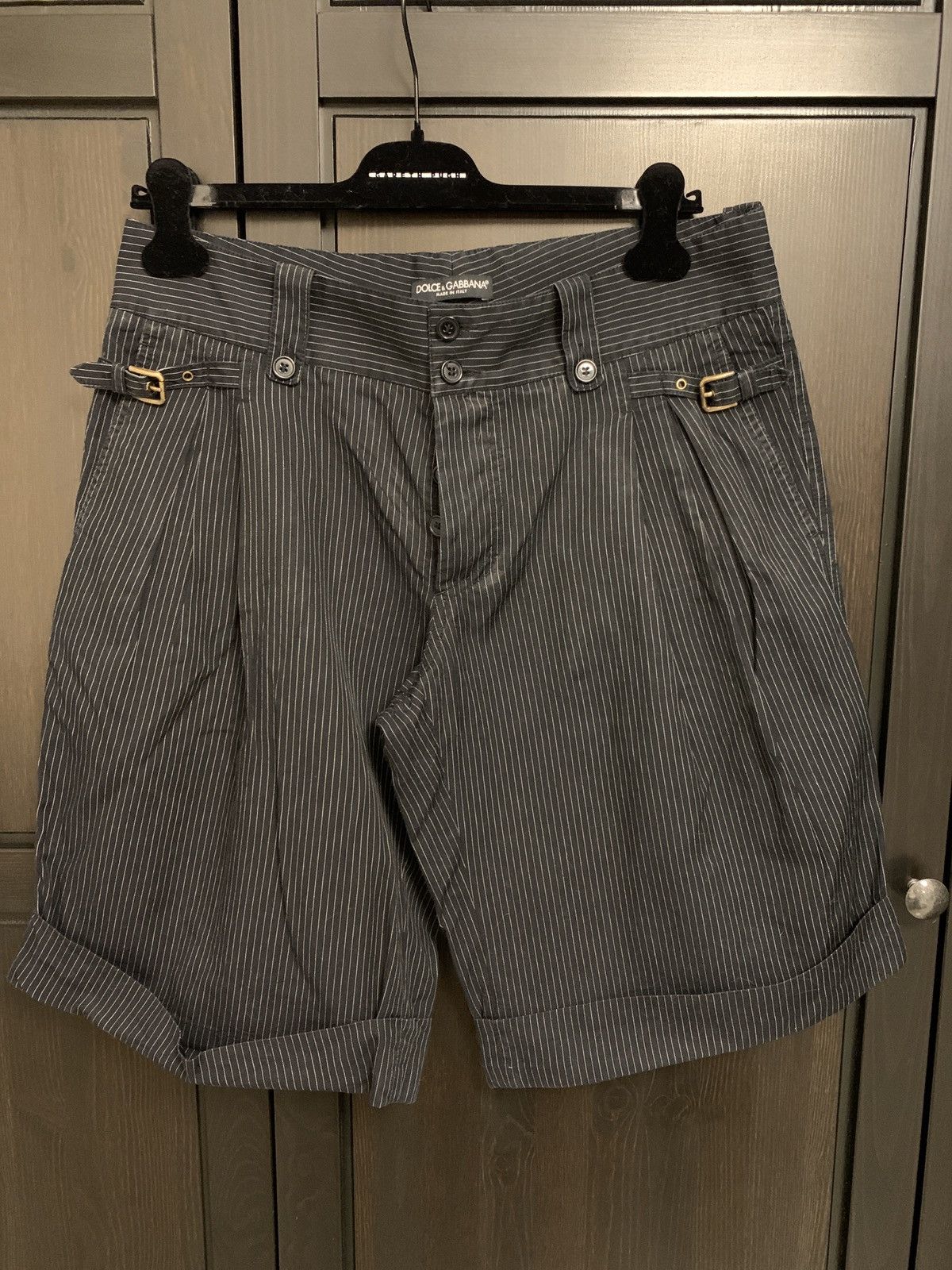 Dolce & Gabbana Black stripes shorts Size US 36 / EU 52 - 1 Thumbnail