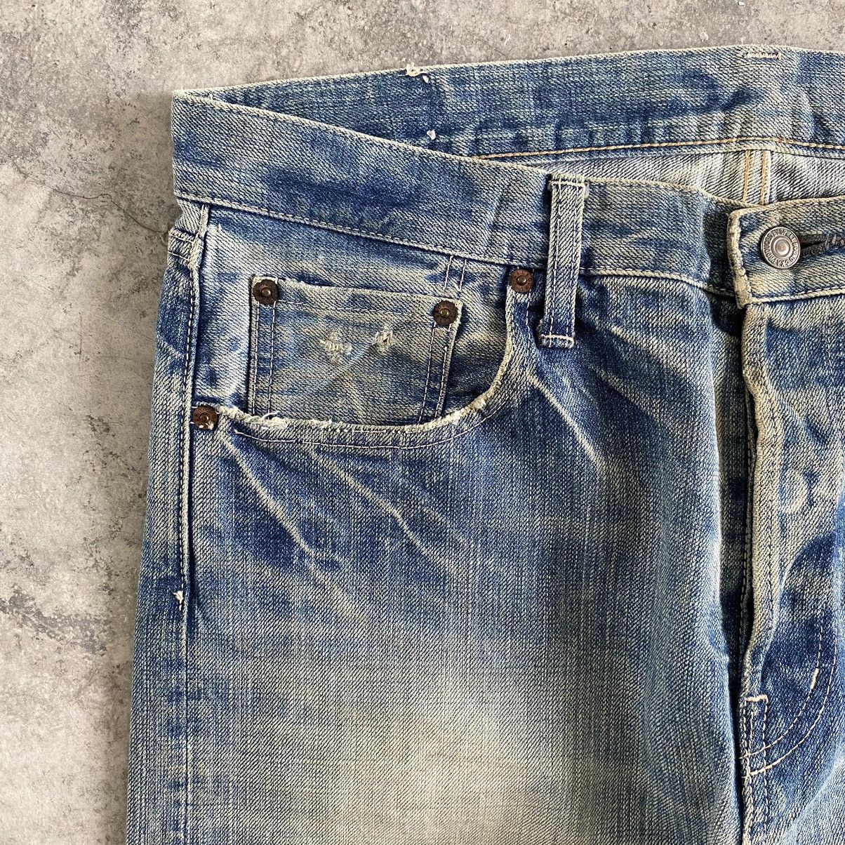 Spellbound × Vintage Vintage Spellbound Faded Blue Ripped Denim Jeans Size US 36 / EU 52 - 9 Thumbnail