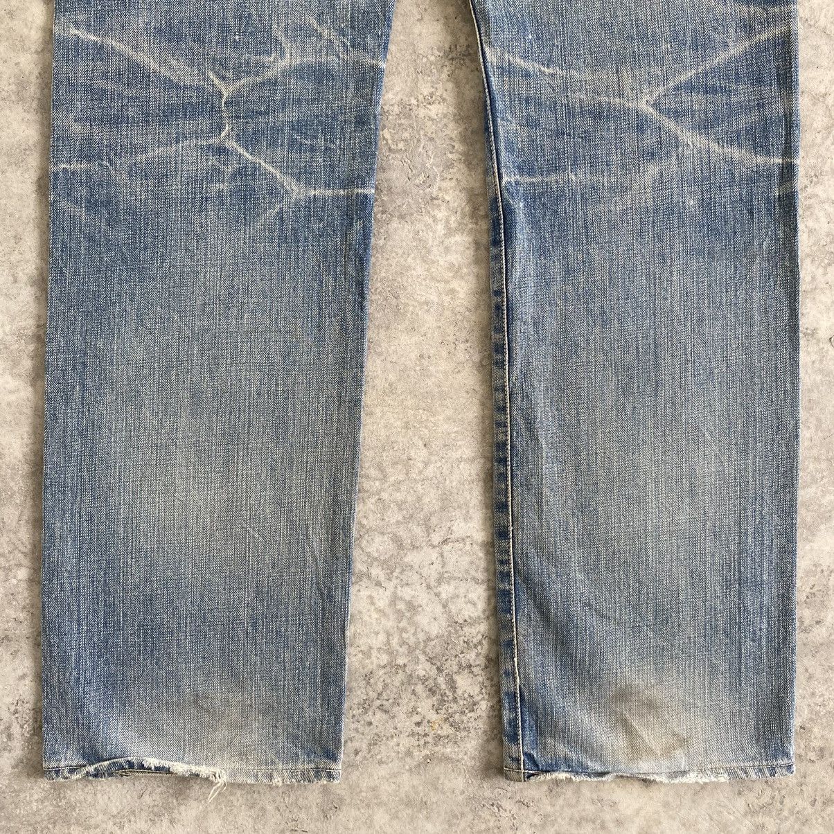 Spellbound × Vintage Vintage Spellbound Faded Blue Ripped Denim Jeans Size US 36 / EU 52 - 19 Thumbnail