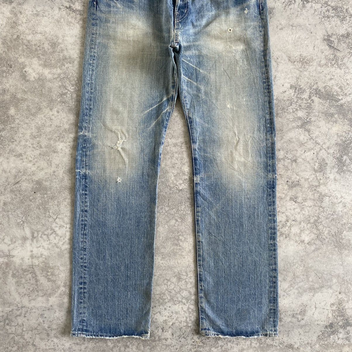 Spellbound × Vintage Vintage Spellbound Faded Blue Ripped Denim Jeans Size US 36 / EU 52 - 4 Thumbnail