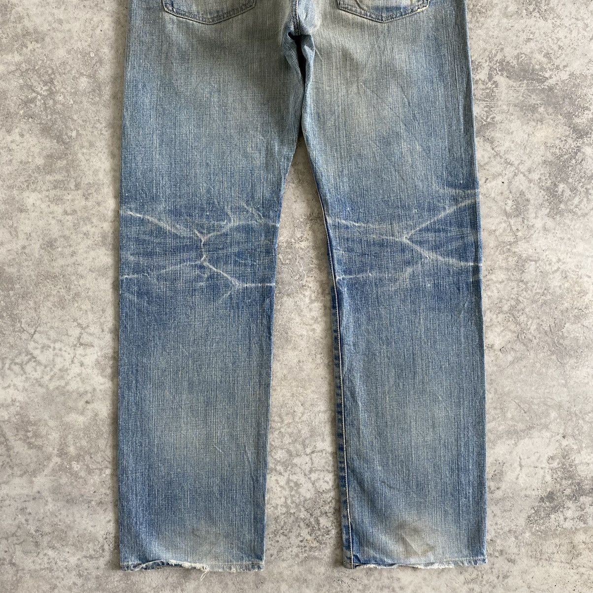 Spellbound × Vintage Vintage Spellbound Faded Blue Ripped Denim Jeans Size US 36 / EU 52 - 17 Thumbnail