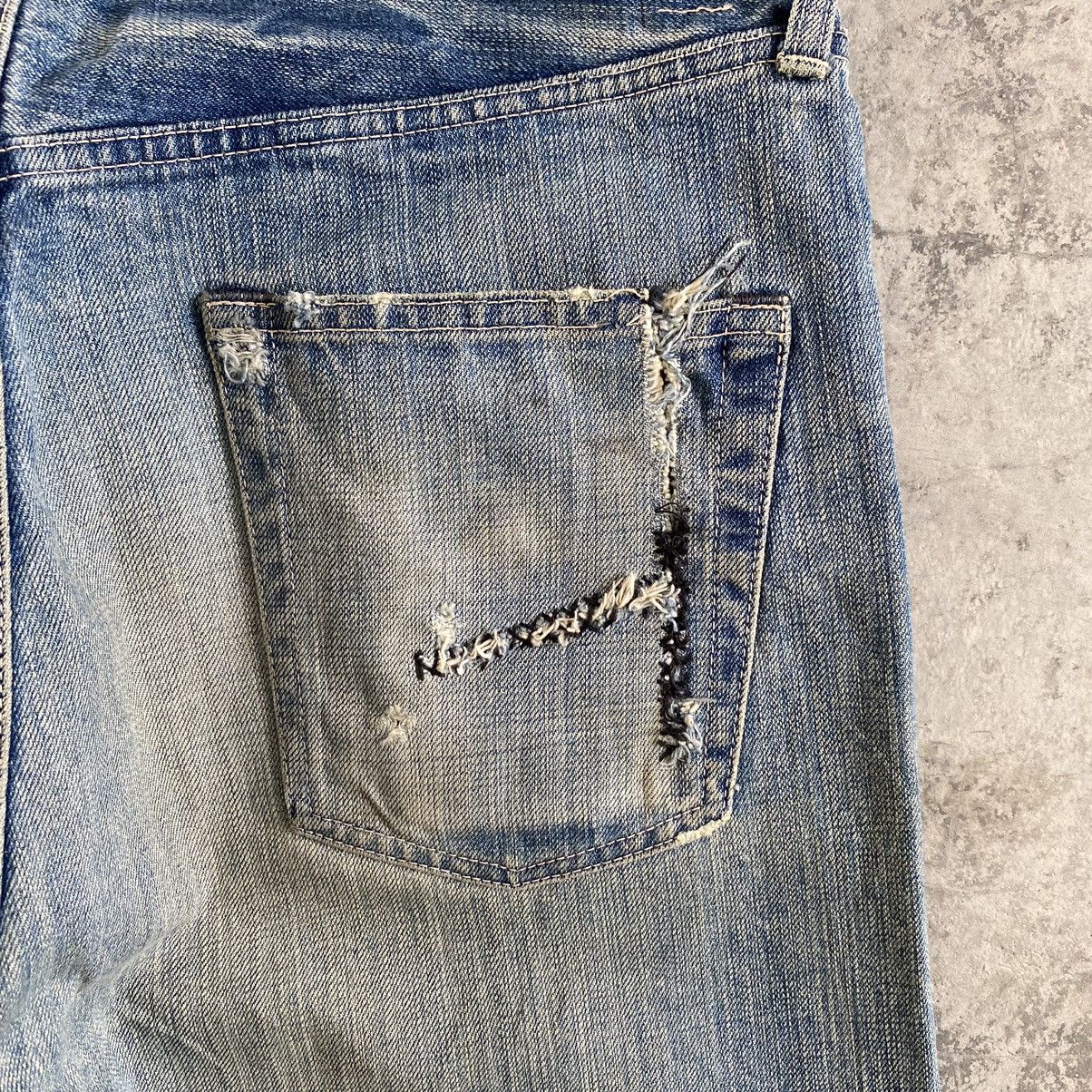 Spellbound × Vintage Vintage Spellbound Faded Blue Ripped Denim Jeans Size US 36 / EU 52 - 21 Thumbnail