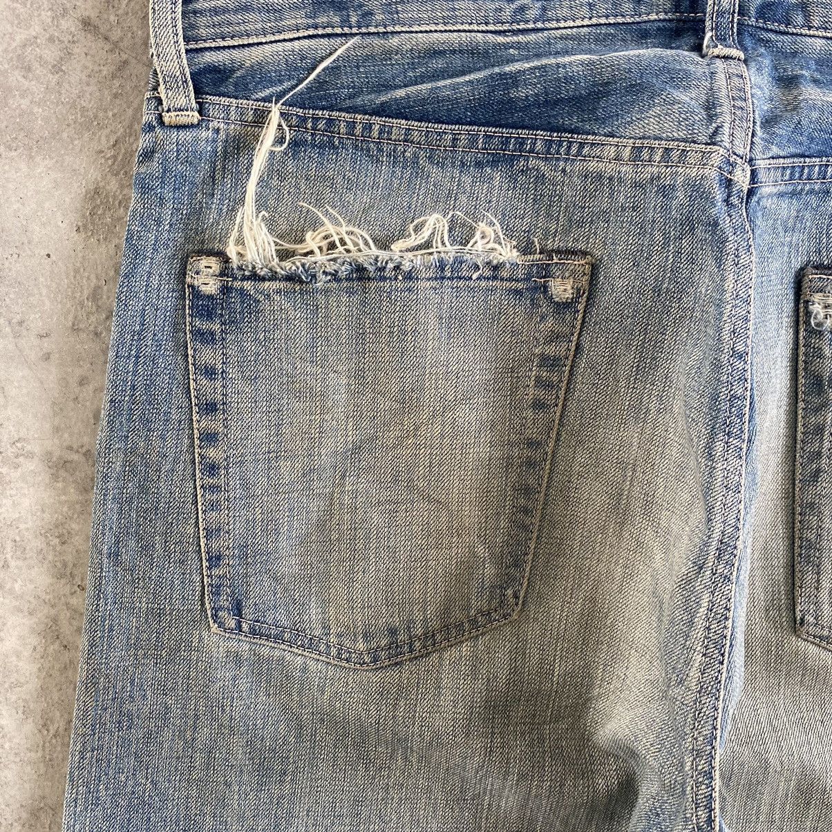 Spellbound × Vintage Vintage Spellbound Faded Blue Ripped Denim Jeans Size US 36 / EU 52 - 23 Thumbnail
