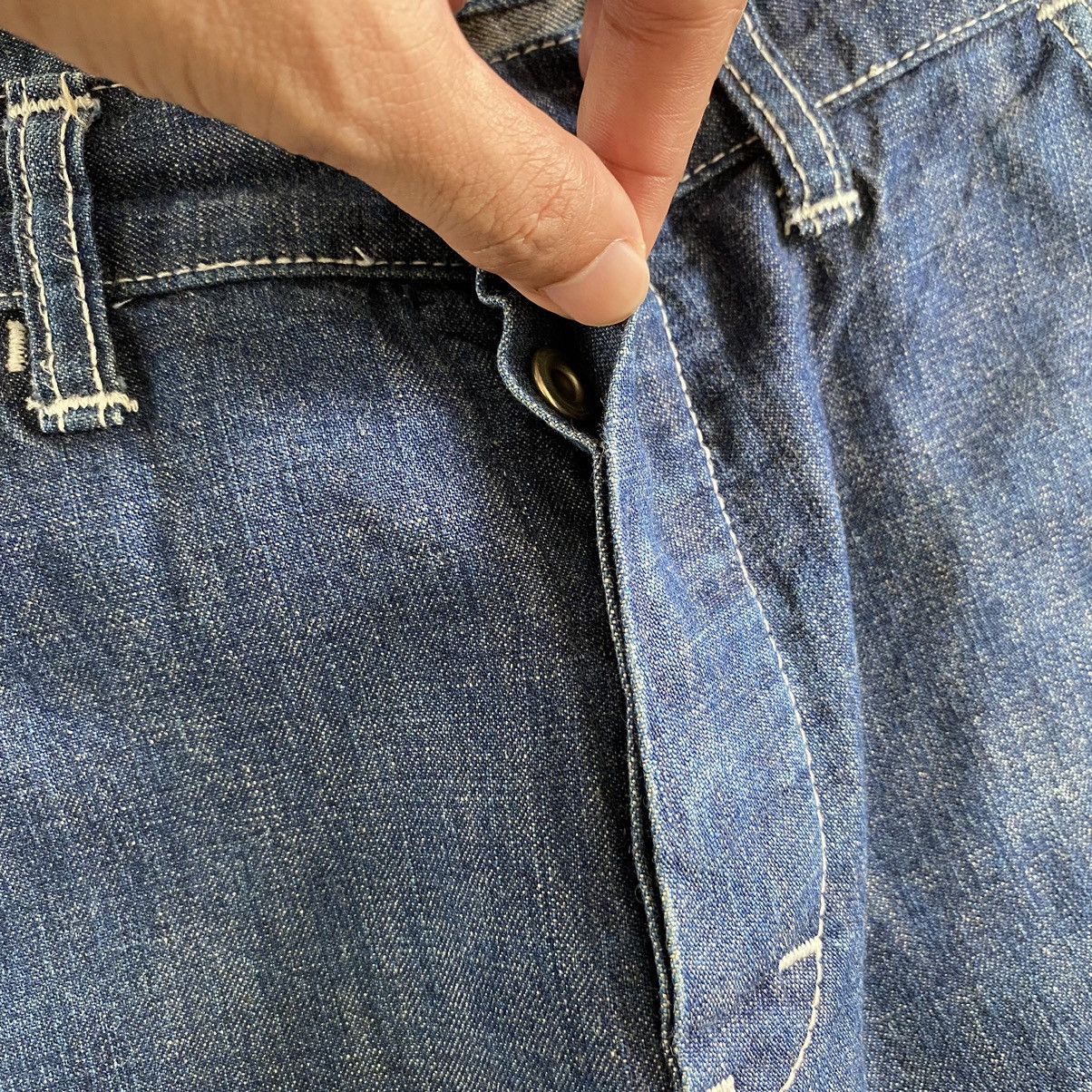 Beams Plus Vintage Beams Boy Cinch Back Carpenter Work Jeans Size US 32 / EU 48 - 13 Thumbnail