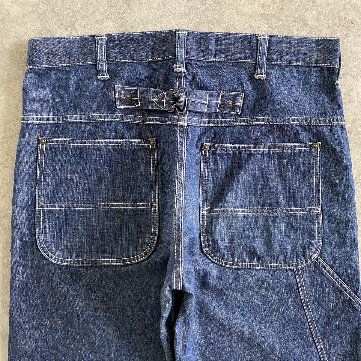 Beams Plus Vintage Beams Boy Cinch Back Carpenter Work Jeans Size US 32 / EU 48 - 2 Thumbnail
