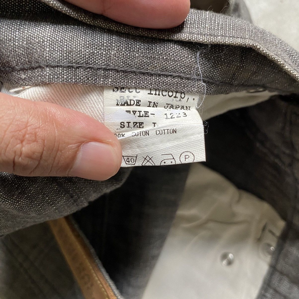 General Research General Research 1223 Work Denim Jeans SS2003 Size US 32 / EU 48 - 19 Thumbnail