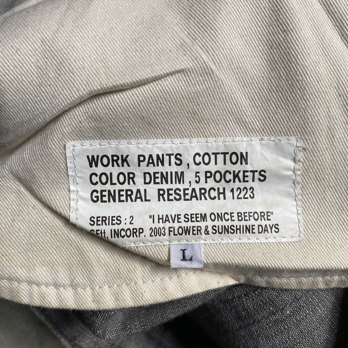 General Research General Research 1223 Work Denim Jeans SS2003 Size US 32 / EU 48 - 21 Thumbnail