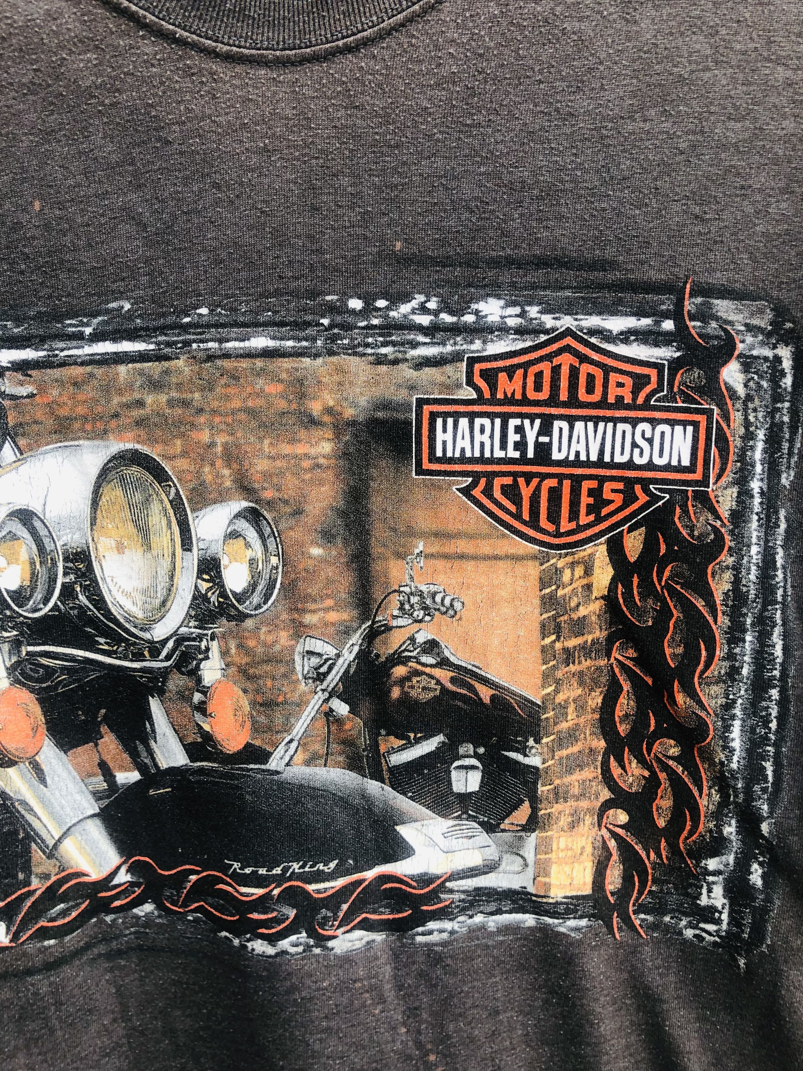 Harley Davidson Vintage Harley Davidson Bird Of Prey Streetwear Style Size US XL / EU 56 / 4 - 4 Thumbnail