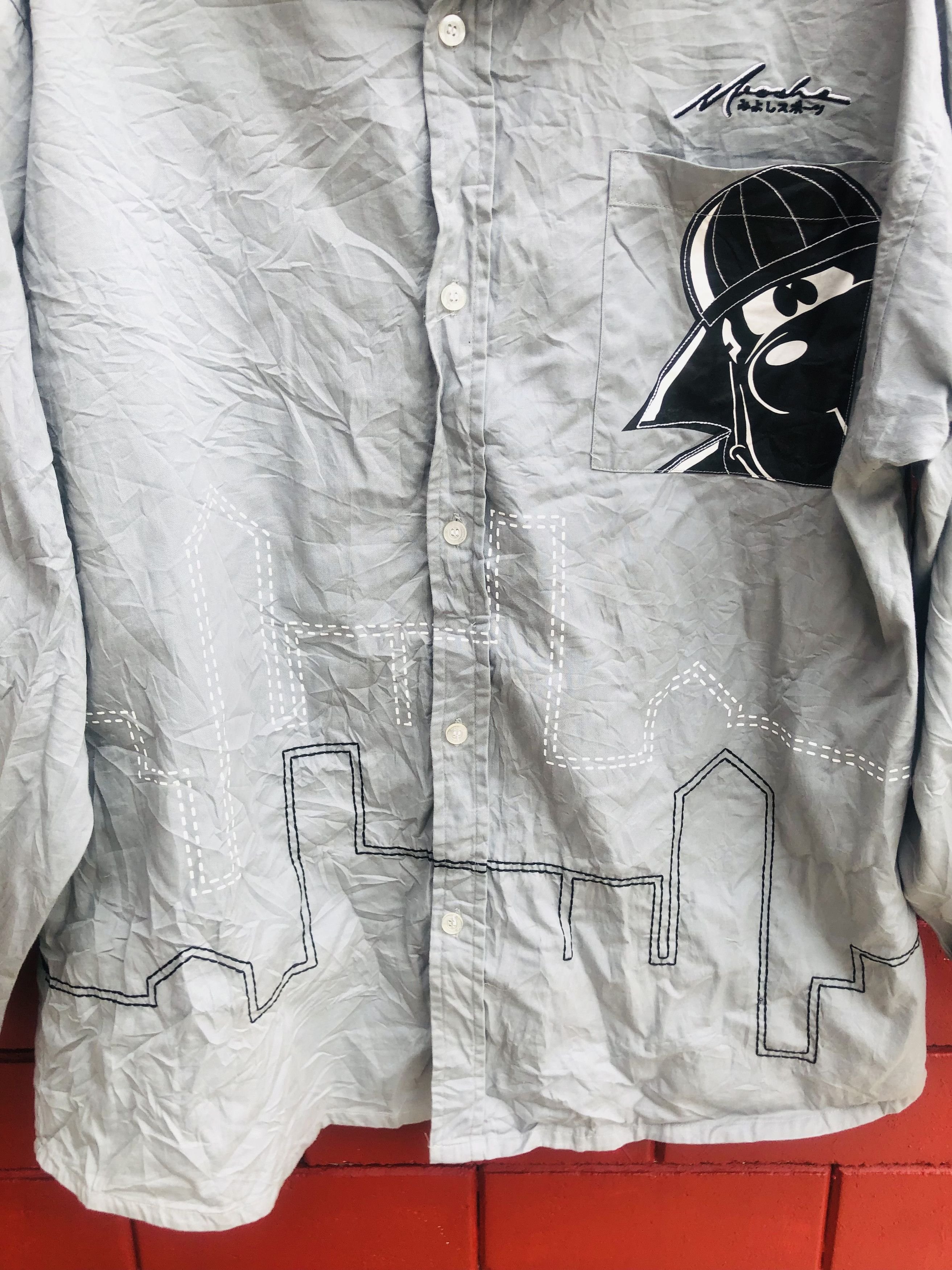 Japanese Brand Vintage Hip Hop Japanese Designer Fashion Style Shirt Size US XL / EU 56 / 4 - 3 Thumbnail