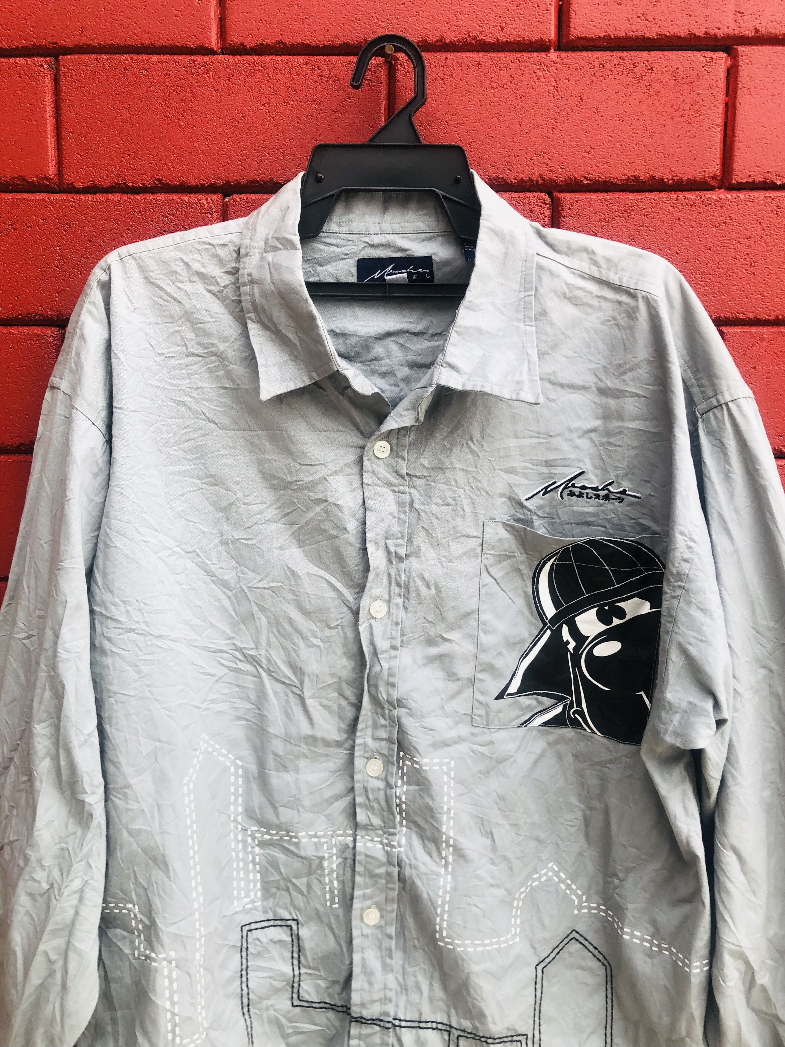 Japanese Brand Vintage Hip Hop Japanese Designer Fashion Style Shirt Size US XL / EU 56 / 4 - 2 Thumbnail