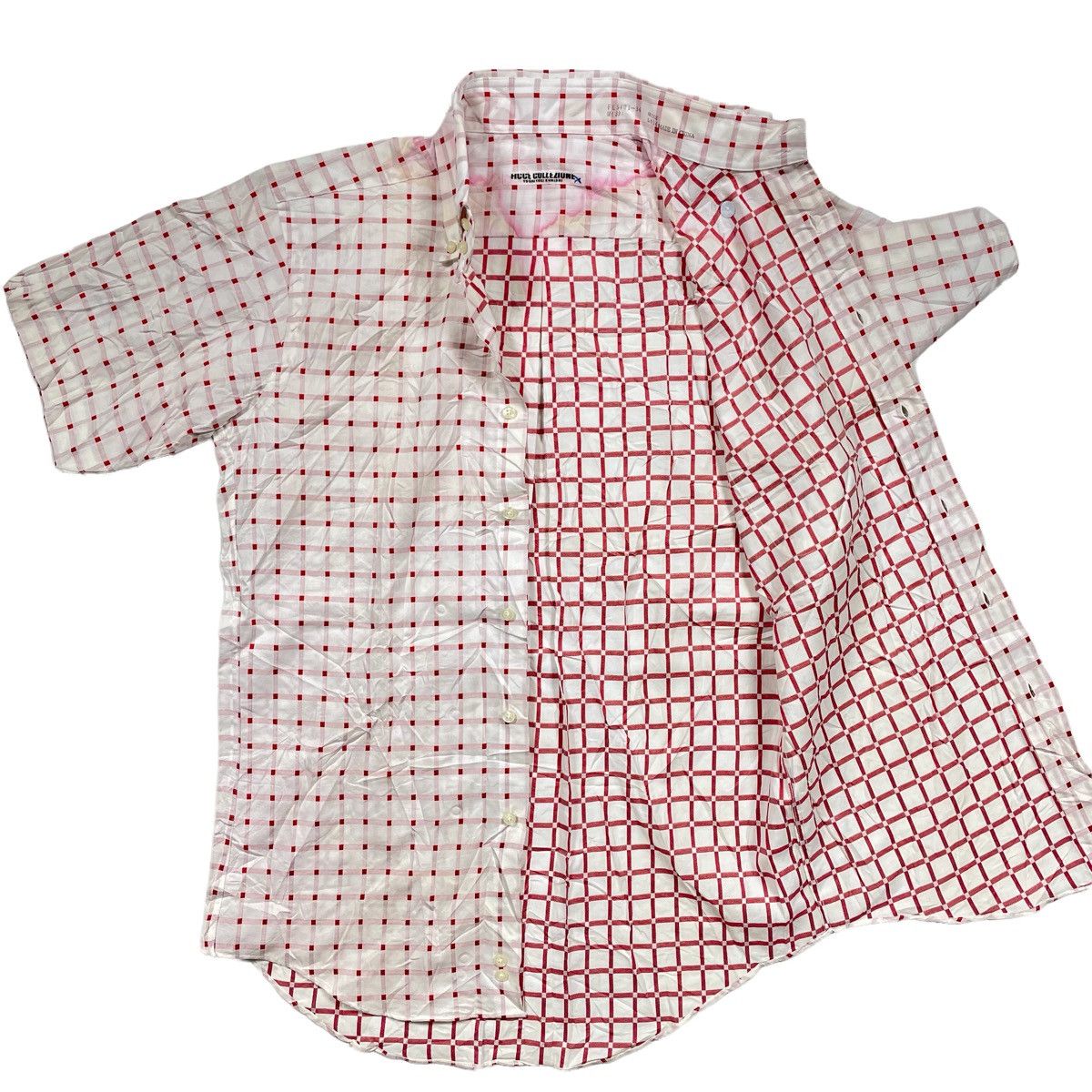 Yoshiyuki Konishi Yoshiyuki Konishi Ficce Collezione Red Checkered 2 Tone Size US L / EU 52-54 / 3 - 2 Thumbnail