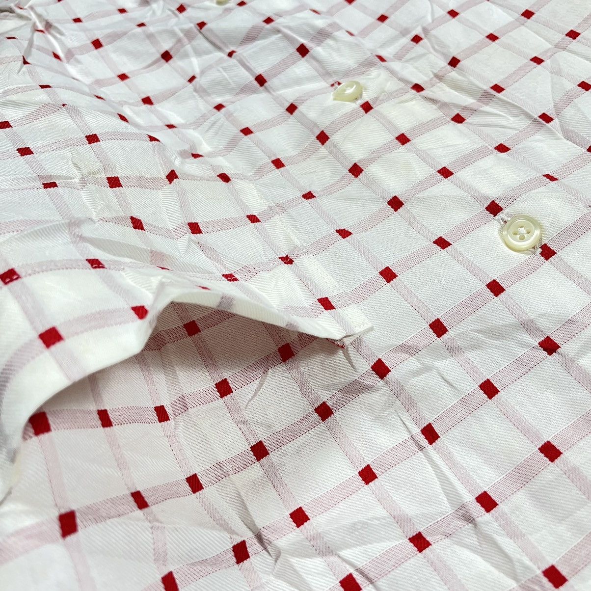 Yoshiyuki Konishi Yoshiyuki Konishi Ficce Collezione Red Checkered 2 Tone Size US L / EU 52-54 / 3 - 8 Thumbnail