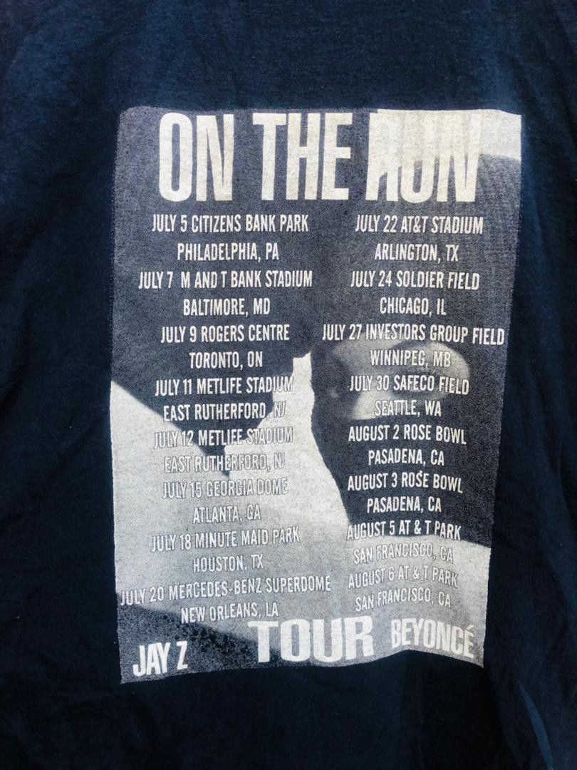 Band Tees Vintage Jay Z Beyonce On The Run Tour Hip Hop Rat Shirt Size US M / EU 48-50 / 2 - 6 Thumbnail