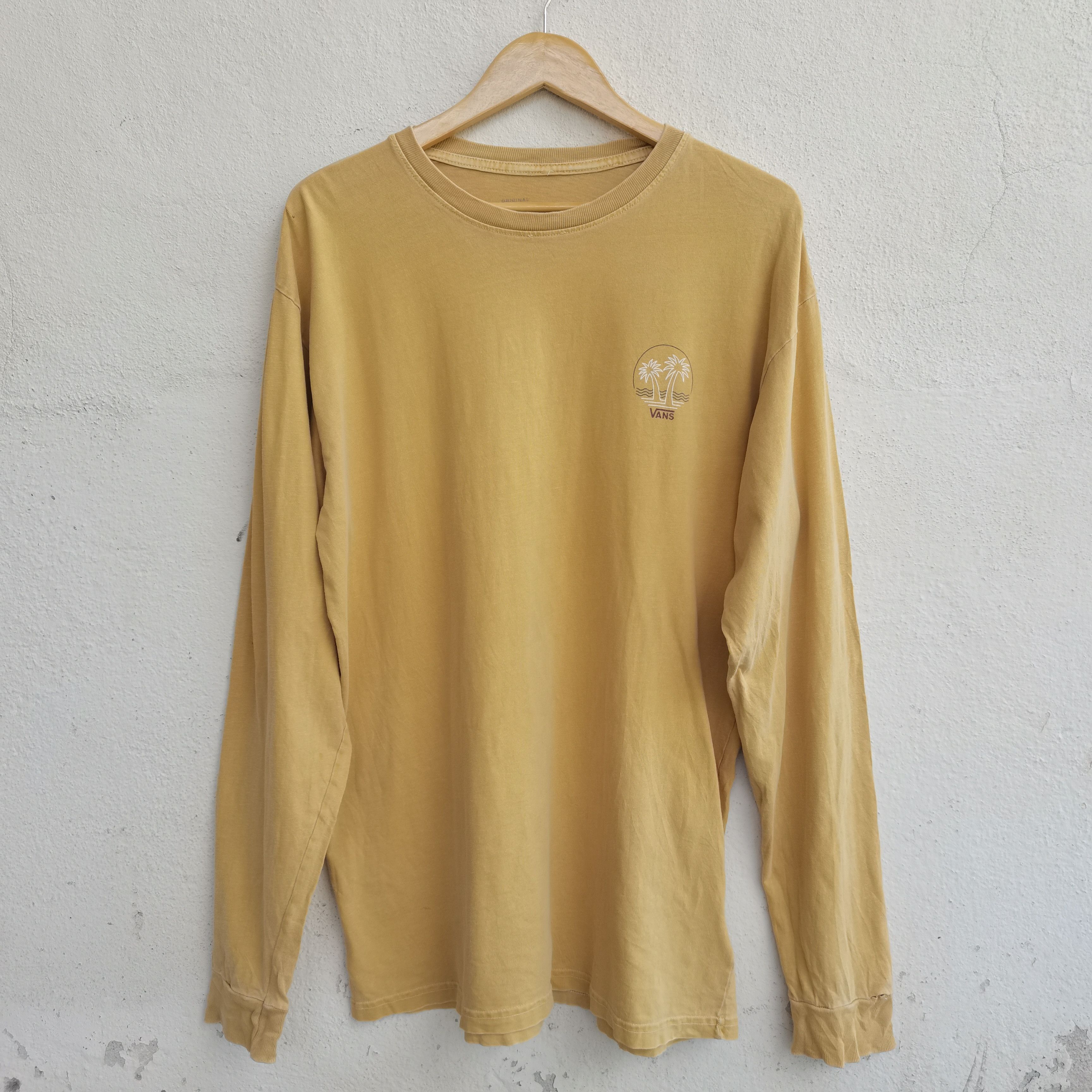 Vans × Vintage Vintage🔥 VANS Distress / Faded Longsleeve Tshirt Size US L / EU 52-54 / 3 - 1 Thumbnail