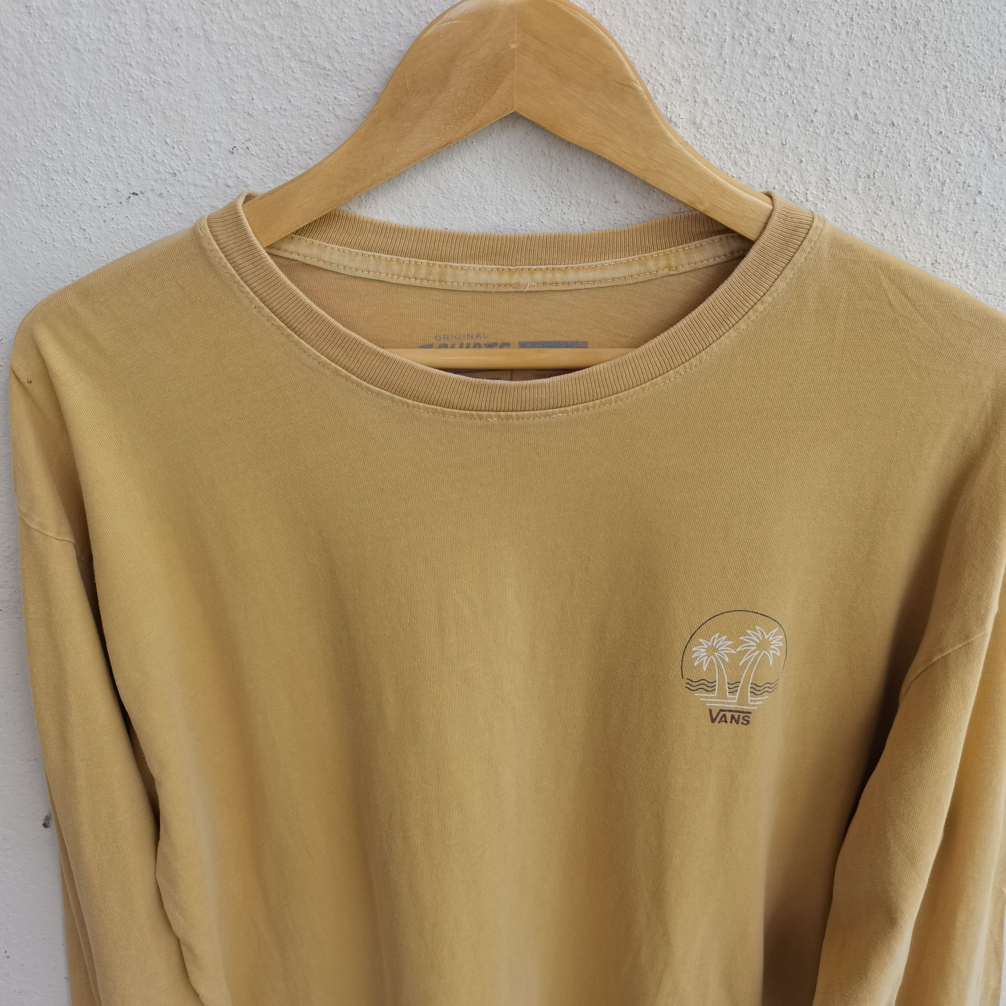 Vans × Vintage Vintage🔥 VANS Distress / Faded Longsleeve Tshirt Size US L / EU 52-54 / 3 - 5 Thumbnail