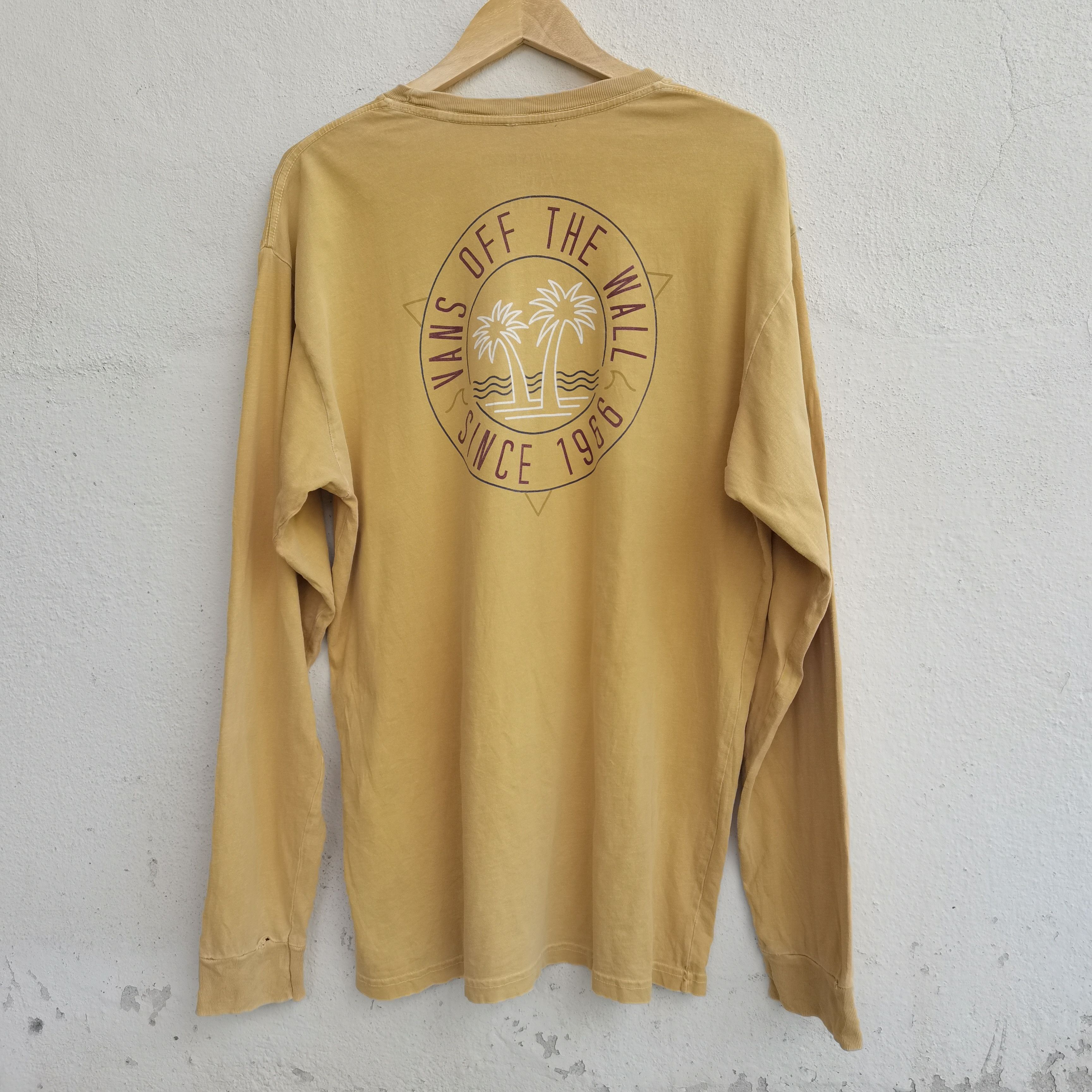 Vans × Vintage Vintage🔥 VANS Distress / Faded Longsleeve Tshirt Size US L / EU 52-54 / 3 - 2 Thumbnail