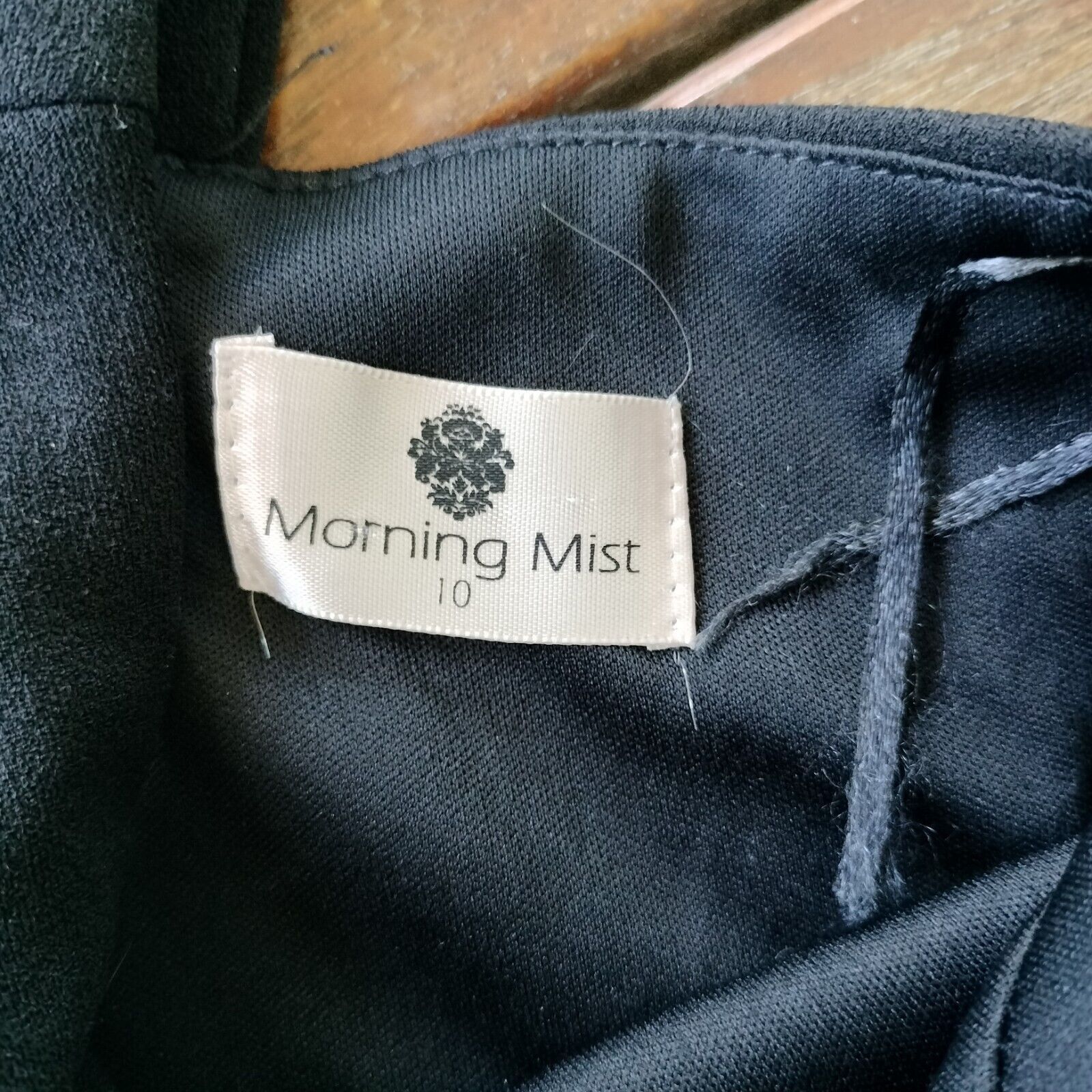 Designer Morning Mist Size 10 Dress LBD Black Bodycon Mini Backless Size M / US 6-8 / IT 42-44 - 6 Thumbnail
