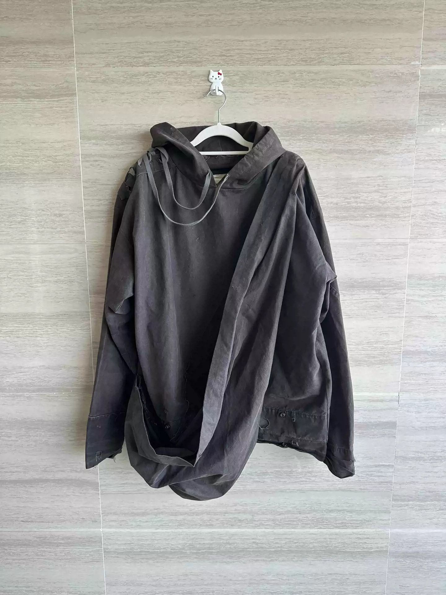 Greg Lauren Old deconstructed hoodie