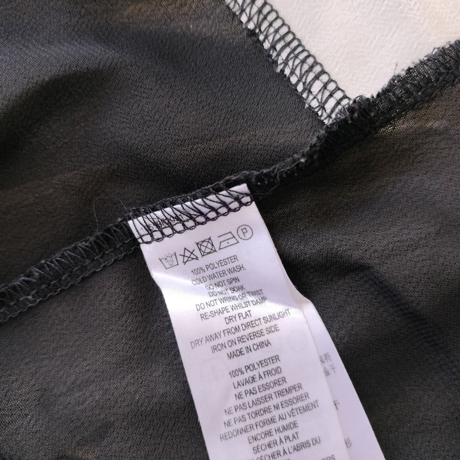 Designer × French Connection French Connection Size L 14 Singlet Top Black White Contrast Size L / US 10 / IT 46 - 6 Thumbnail