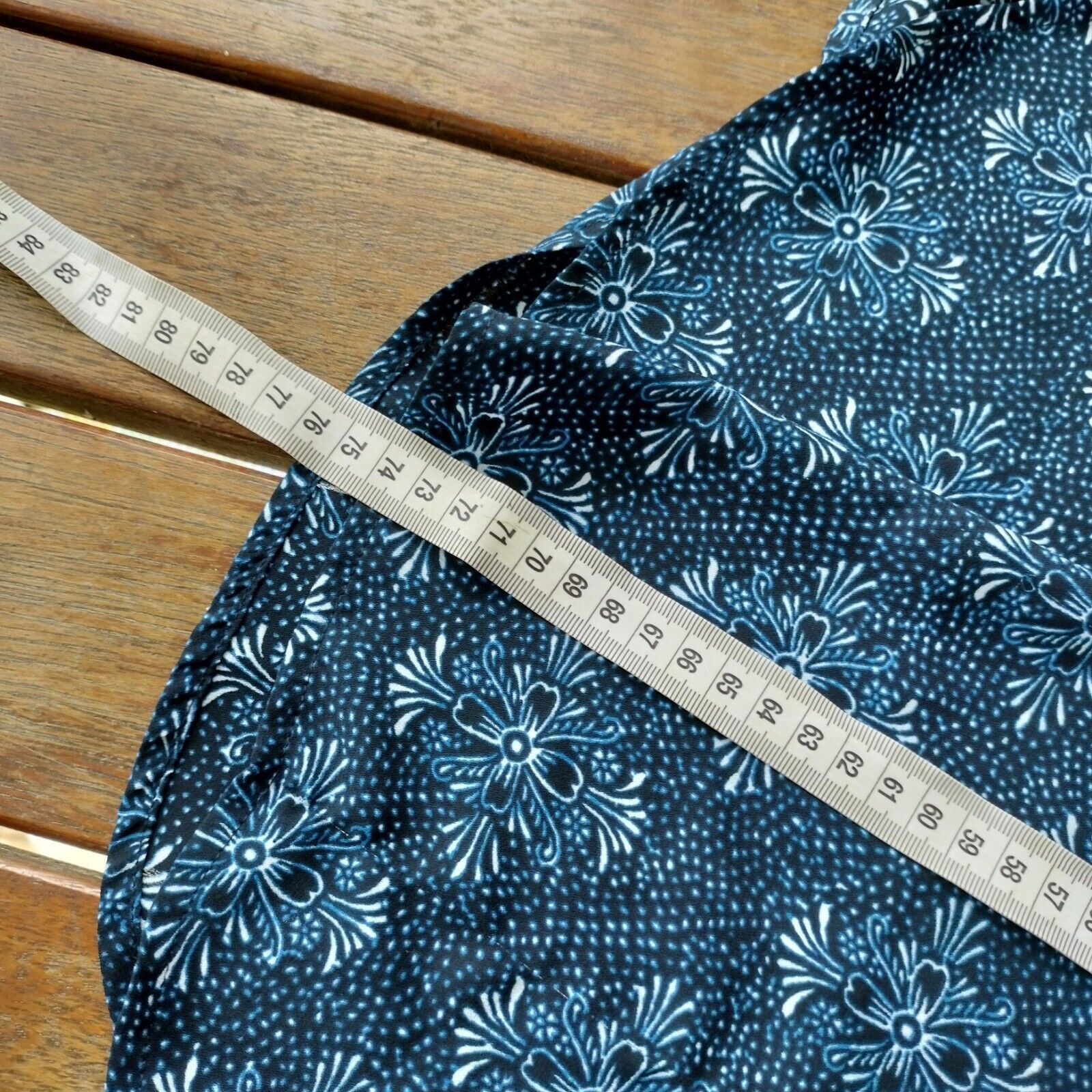 Cotton On Cotton On Top Blue Floral Halter Singlet Sleeveless Size L / US 10 / IT 46 - 8 Thumbnail