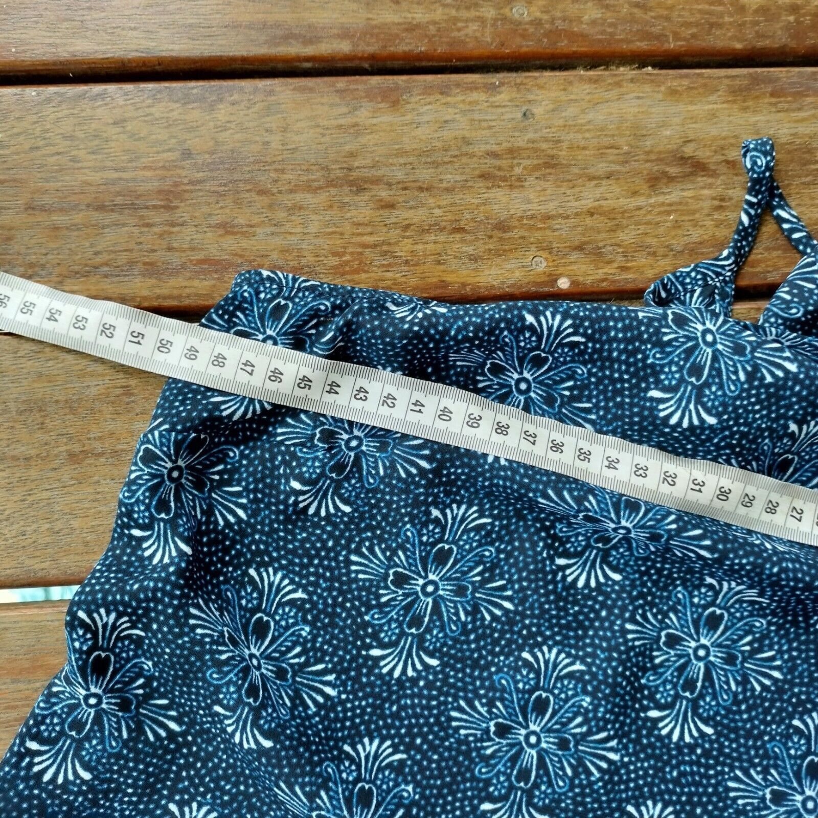 Cotton On Cotton On Top Blue Floral Halter Singlet Sleeveless Size L / US 10 / IT 46 - 7 Thumbnail