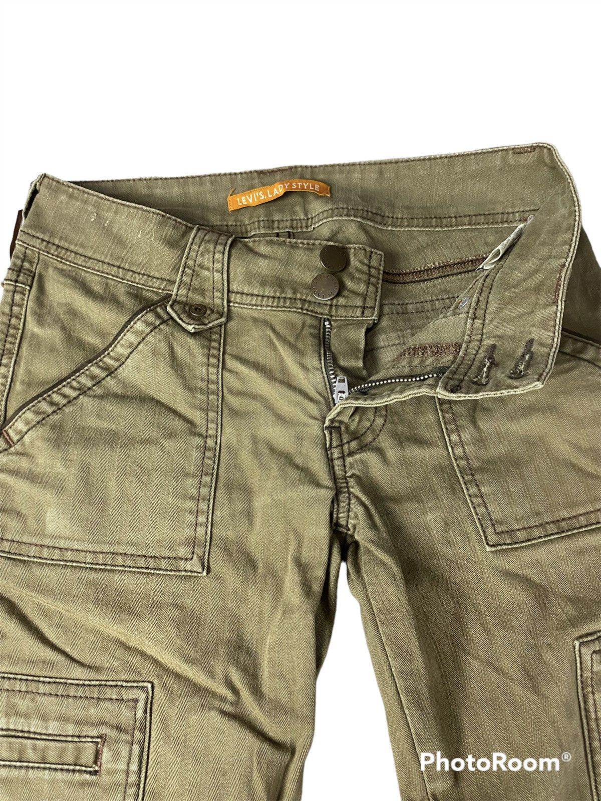 Levi's 🔥HOT LADY🔥 Levi’s Lady style cargo jeans bootcut Size 26" / US 2 / IT 38 - 12 Thumbnail