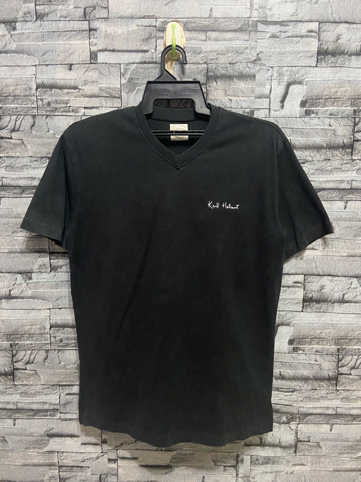 Japanese Brand Vintage Karl Helmut t shirt spell out small design fit M Size US M / EU 48-50 / 2 - 1 Thumbnail