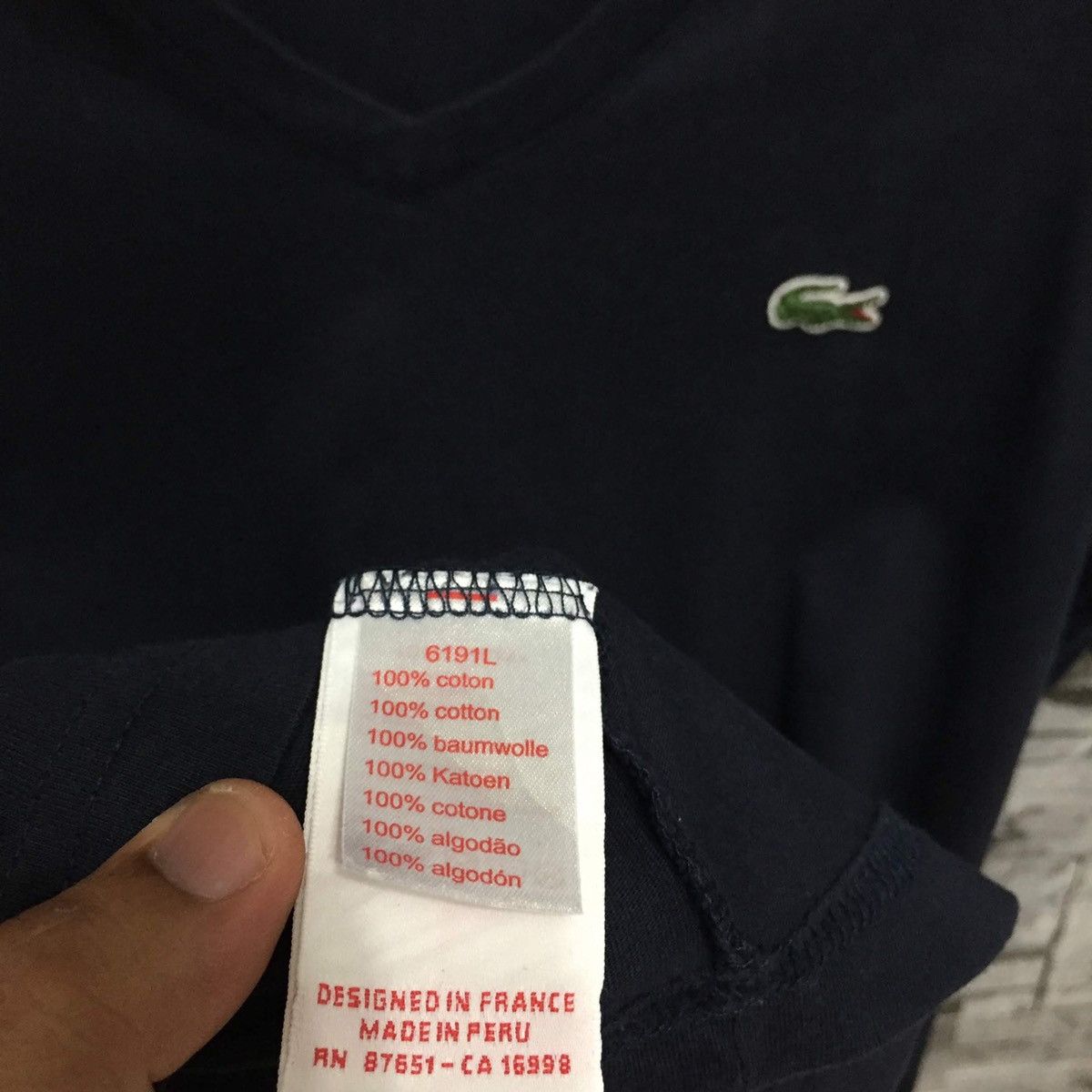 Lacoste Lacoste t shirt small logo size 3 fit M Size US M / EU 48-50 / 2 - 6 Thumbnail