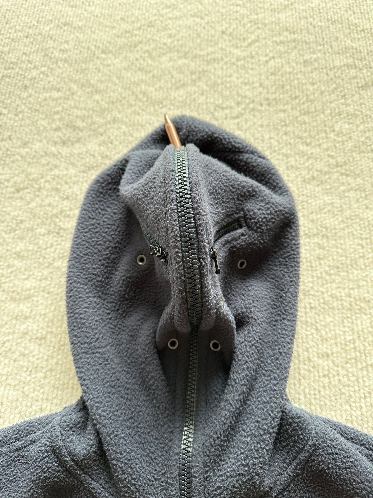 Vetements Vetements 19ss Gimp Mask Fleece Hoodie Navy Travis Scott Size US XL / EU 56 / 4 - 7 Thumbnail