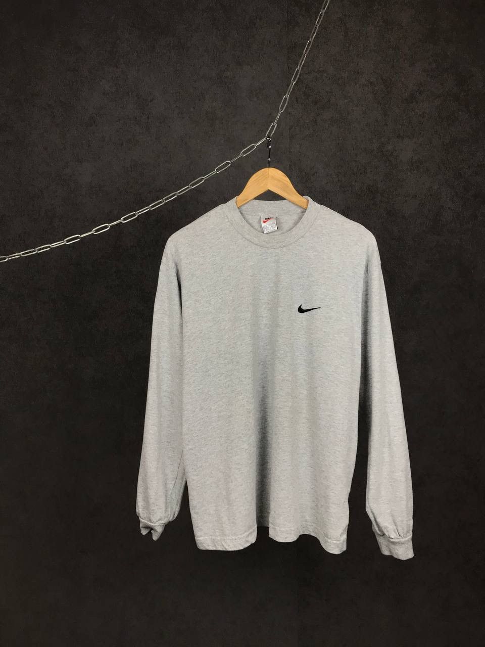 Nike × Vintage Nike swoosh streetwear vintage sweatshirt Size US M / EU 48-50 / 2 - 1 Thumbnail